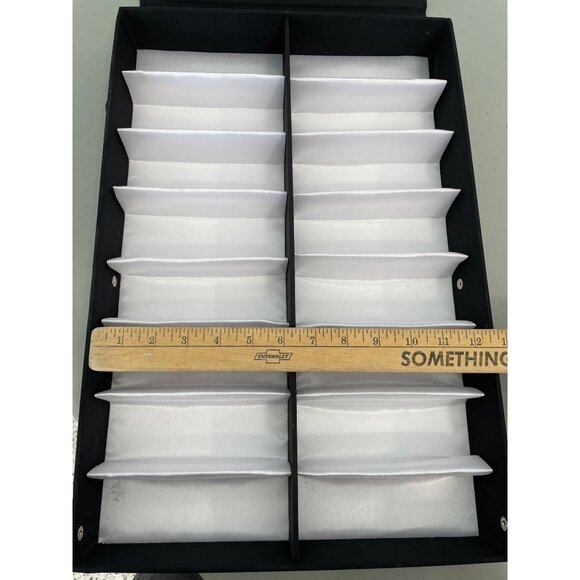 Kreedom Sunglasses Display Case 16 Slots Eyewear Storage Box Black Organizer - Picture 7 of 10
